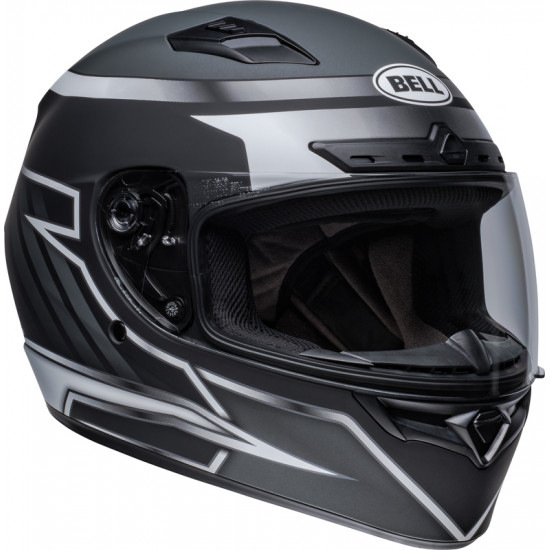 Casque BELL Qualifier DLX - Raiser Noir Mat/Blanc