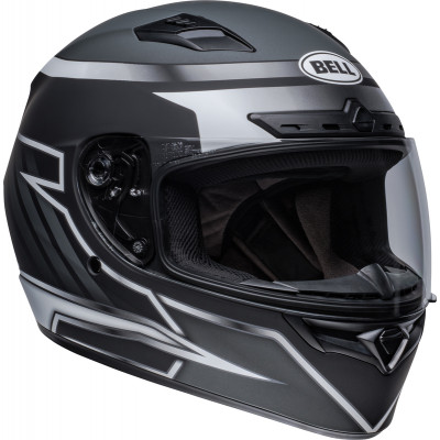 Casque BELL Qualifier DLX - Raiser Noir Mat/Blanc