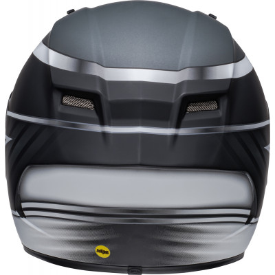Casque BELL Qualifier DLX - Raiser Noir Mat/Blanc