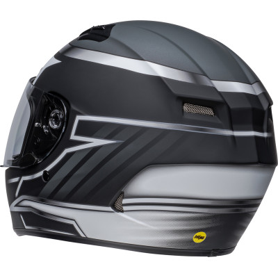 Casque BELL Qualifier DLX - Raiser Noir Mat/Blanc