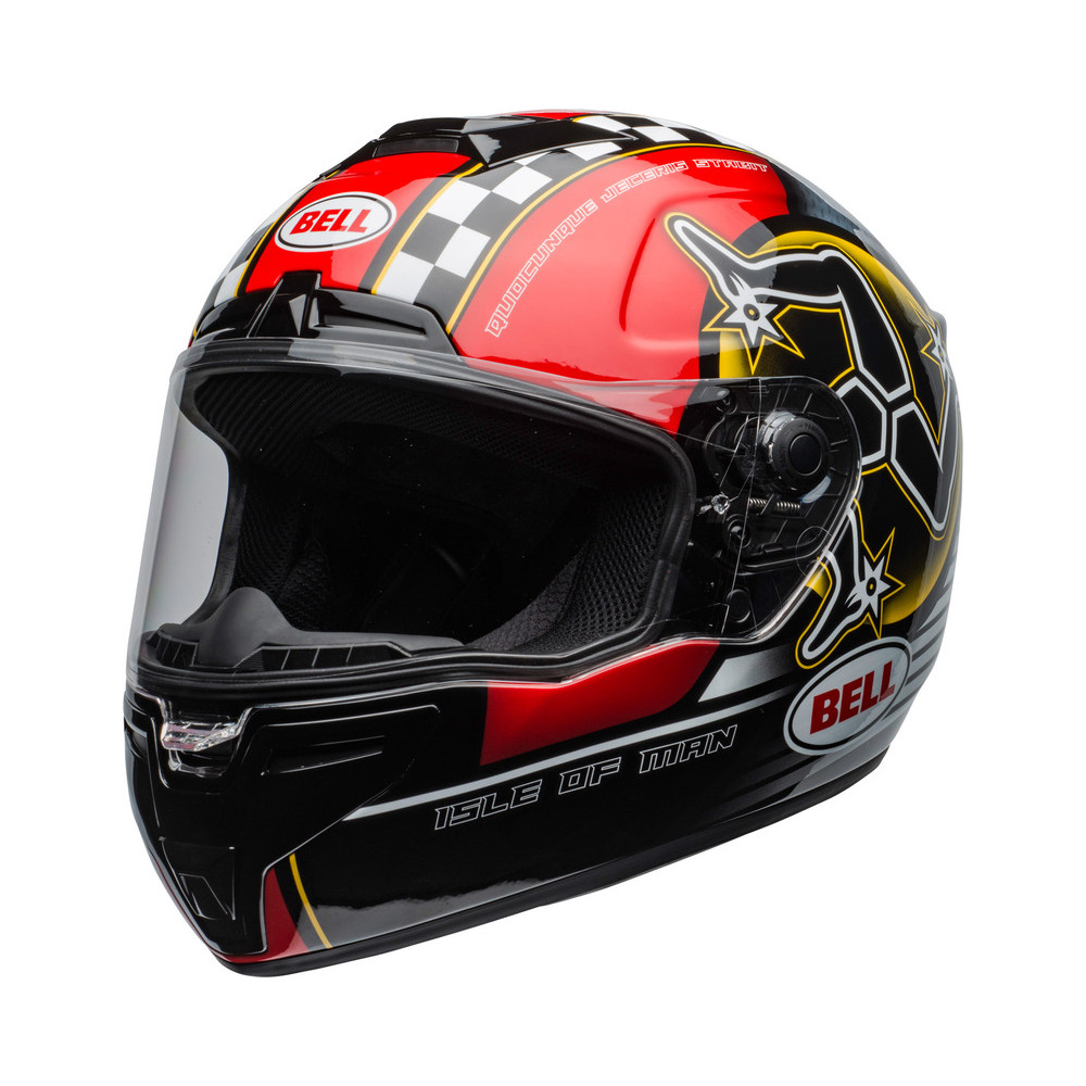 Casque BELL SRT - Isle of Man 2020 Gloss Black/Red