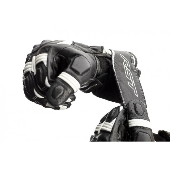 Gants RST Axis CE cuir - blanc taille S