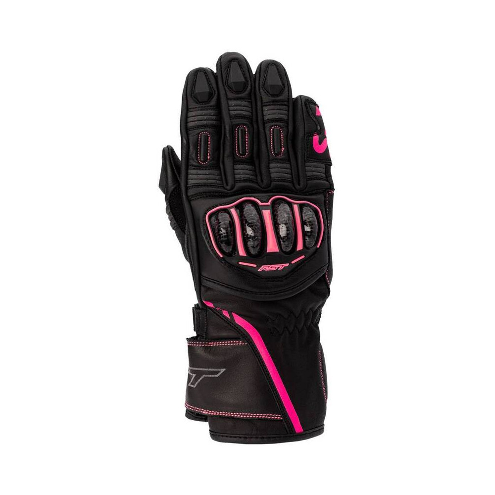 Gants RST S1 femme CE - rose fluo taille 8