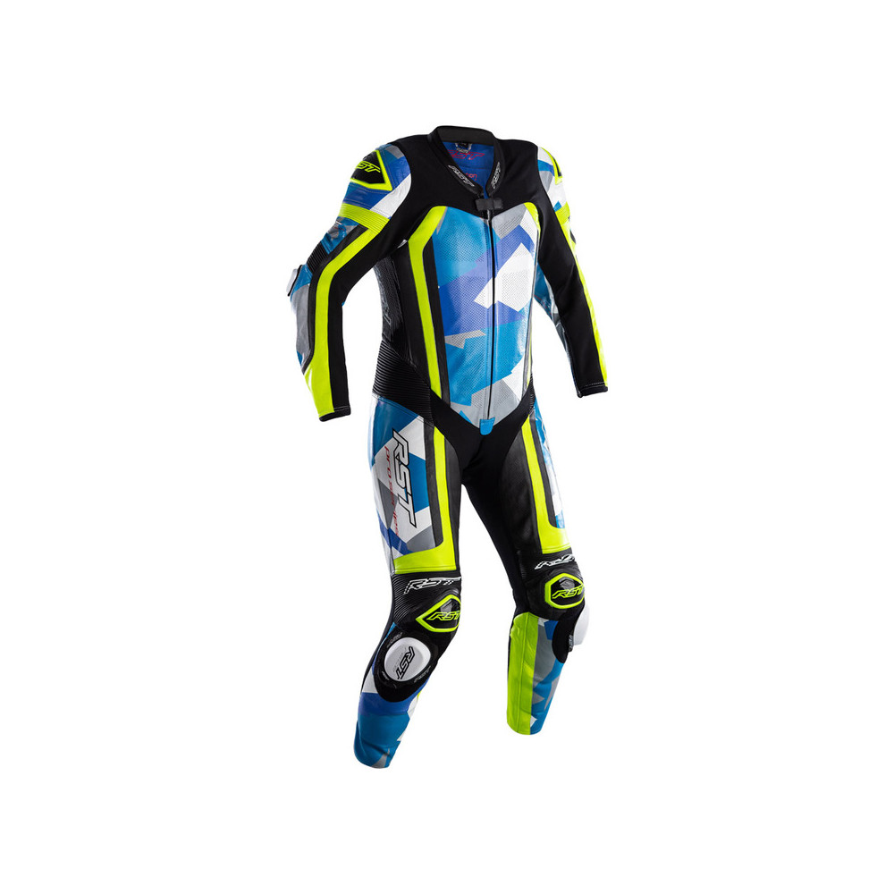 Combinaison RST Pro Series cuir - bleu/camo taille XXL