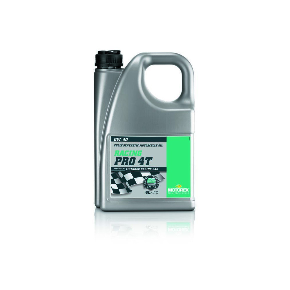 Huile moteur MOTOREX Racing Pro 4T - 0W40 4L x4
