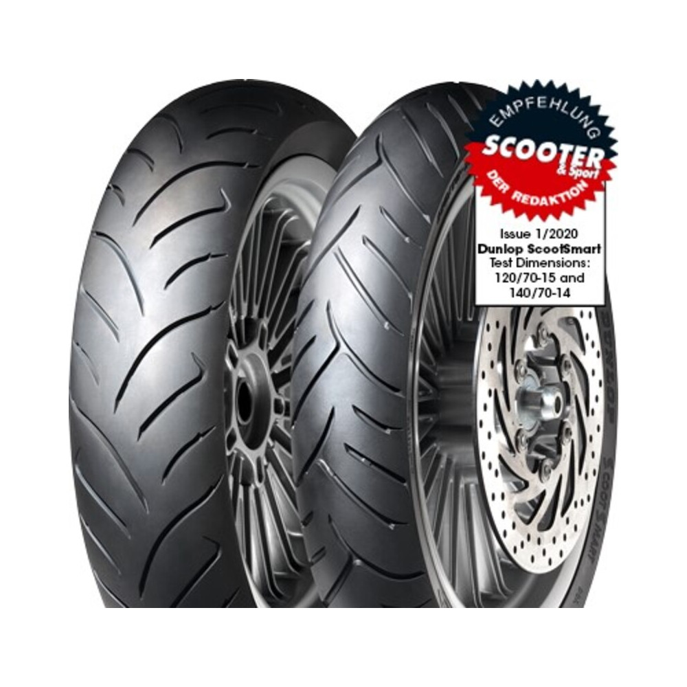 Pneu DUNLOP SCOOTSMART 110/70-12 M/C 52P TL