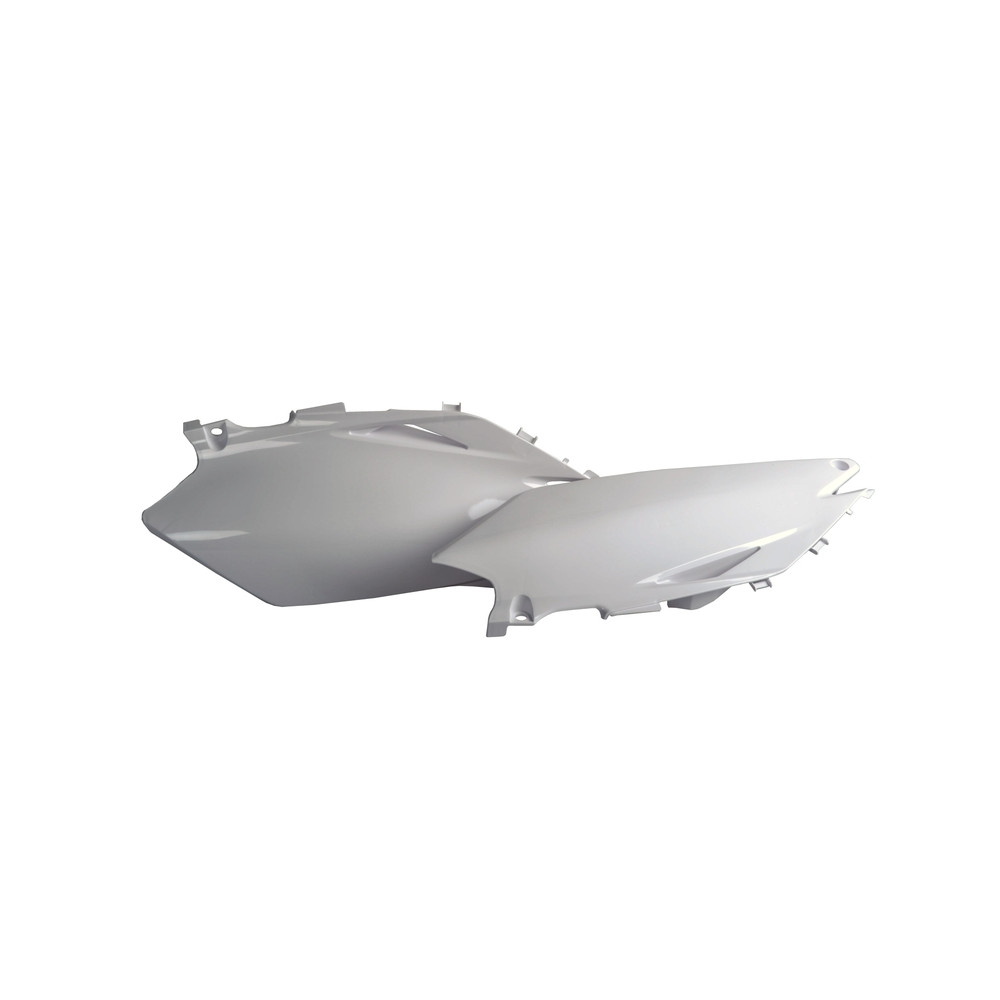 Plaques latérales POLISPORT blanc Honda CRF250R/CRF450R