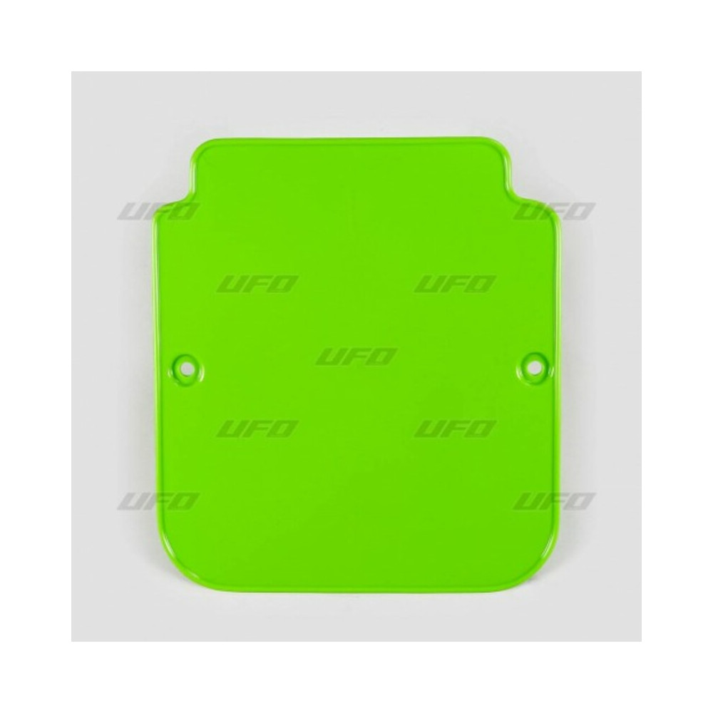 Plaque numéro frontale UFO vert Kawasaki