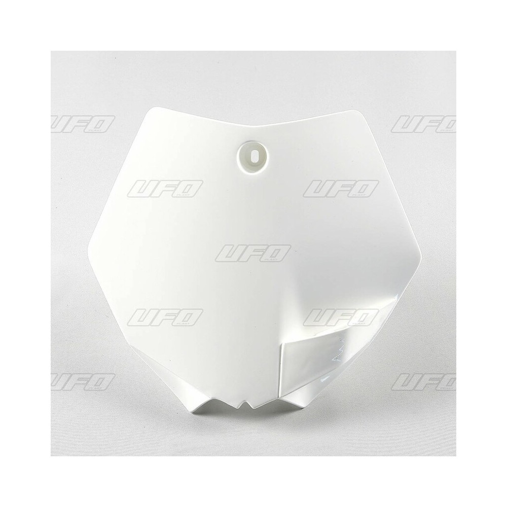 Plaque numéro frontale UFO blanc KTM SX65