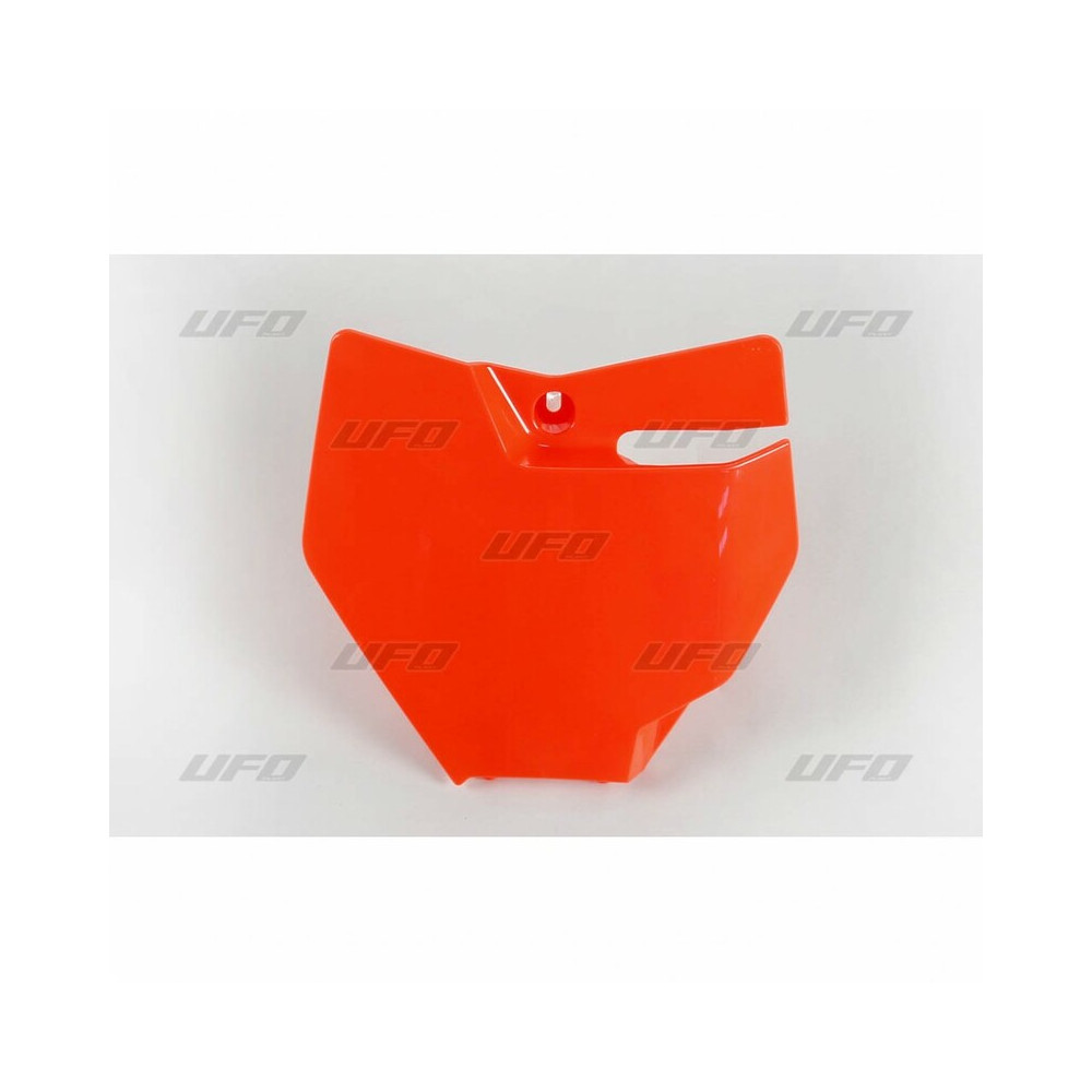 Plaque numéro frontale UFO orange KTM SX85