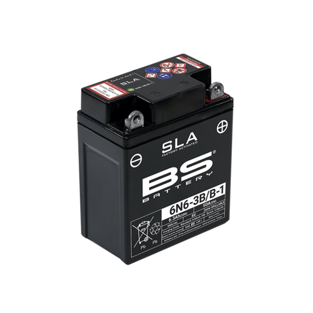 Batterie BS BATTERY SLA sans entretien activé usine - 6N6-3B/B-1
