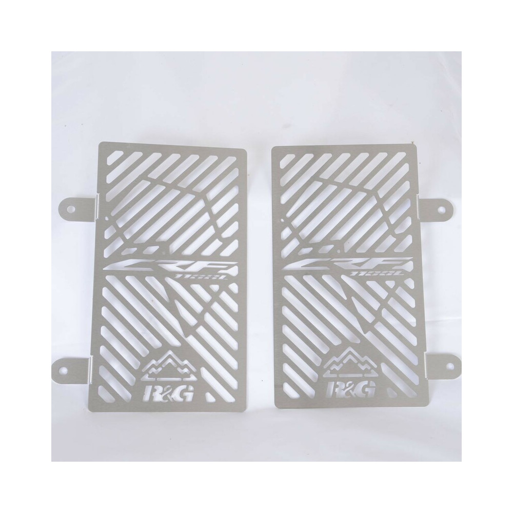 Protection de radiateur gravée R&G RACING inox Honda CRF 1100