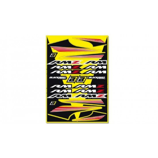 Planche de stickers BLACKBIRD Suzuki
