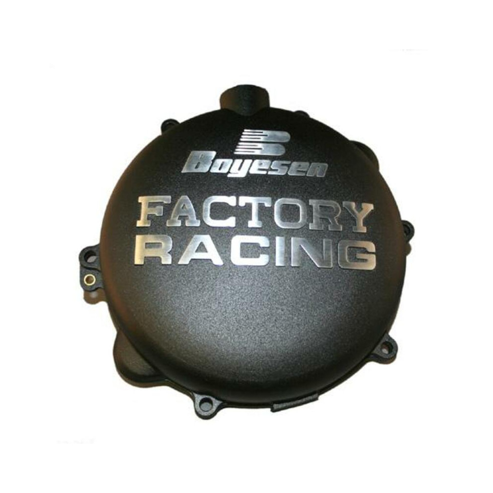 Couvercle de carter d'embrayage BOYESEN Factory Racing noir KTM EXC 250/300
