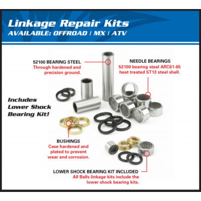 Kit réparation de biellettes ALL BALLS Yamaha WR250X/R